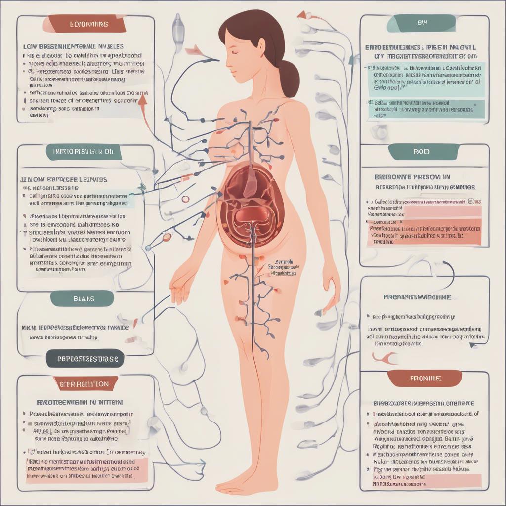 Niski progesteron: ilustracja poziomów hormonów u kobiet